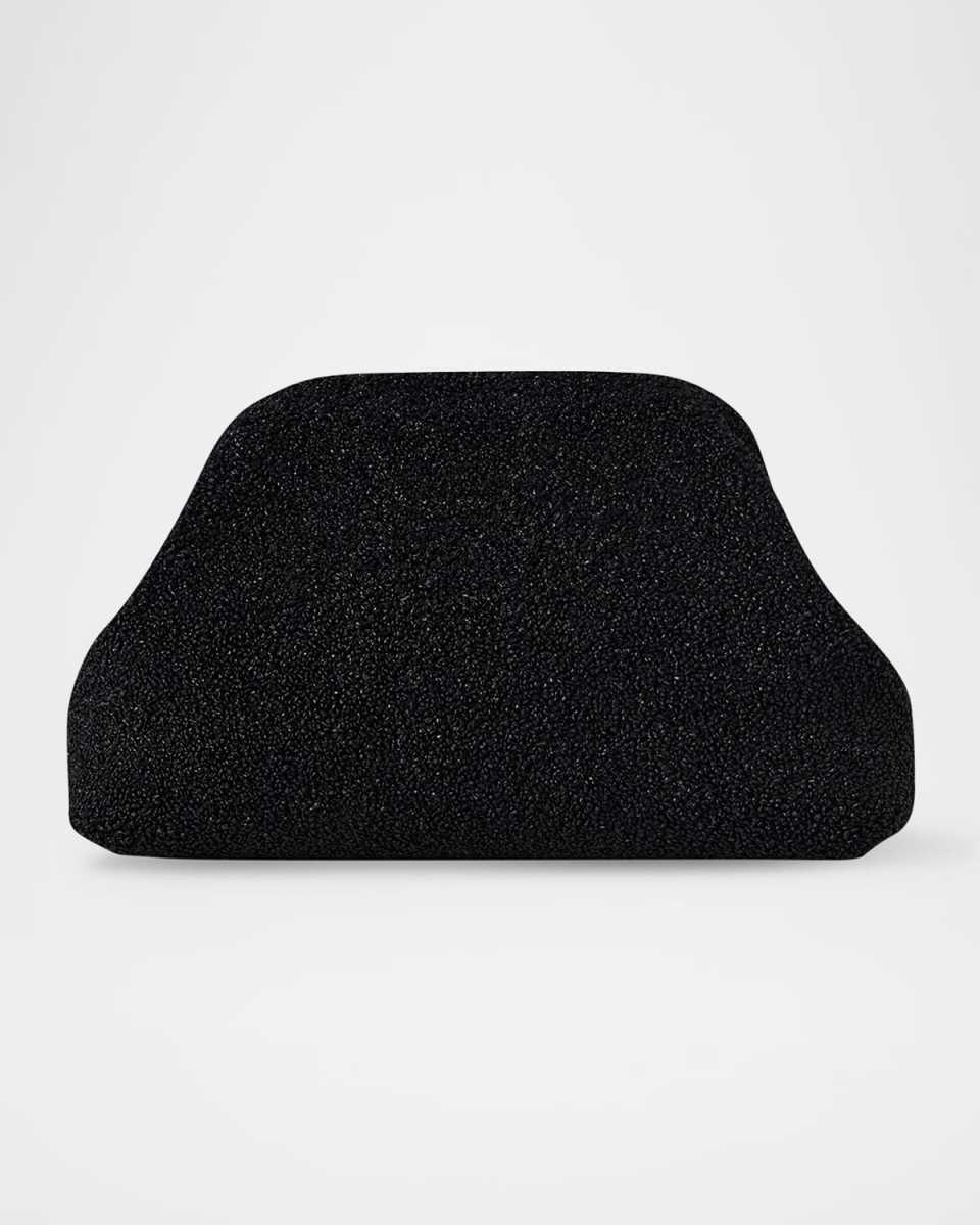 Mira Clutch Bag in Textured Fabric
